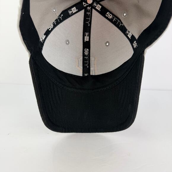 New Era 59Fifty Retro Gray On-Field Pittsburgh Pirates Fitted Baseball Hat 7 1/8 - Picture 7 of 9